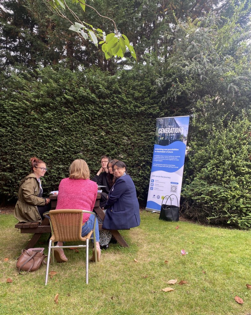 Table chat our future popup event